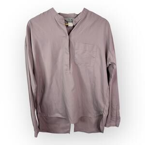 Mountain Hardwear Womens size Medium Canyon Pro Popover Long Sleeve Shirt Purple